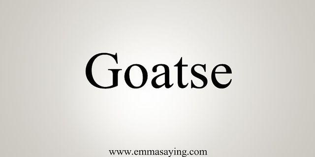 goatse là gì - Nghĩa của từ goatse