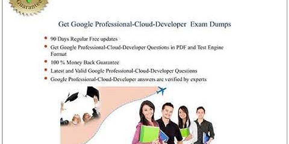 Google Cloud Developer certification pdf