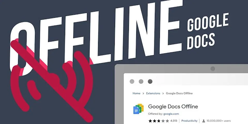 Google Docs Offline extension ID