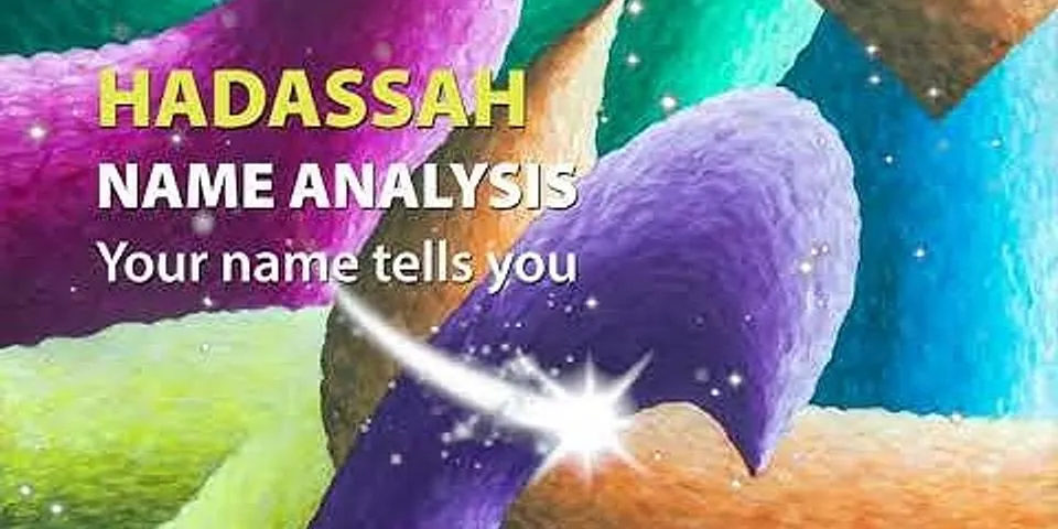 hadassah là gì - Nghĩa của từ hadassah