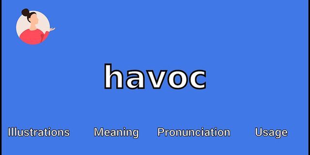 havok là gì - Nghĩa của từ havok