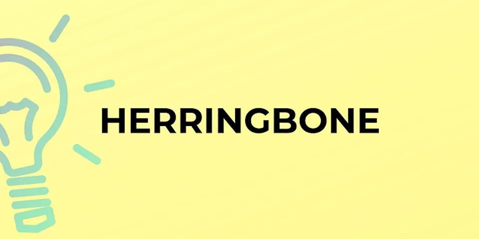herringbone là gì - Nghĩa của từ herringbone
