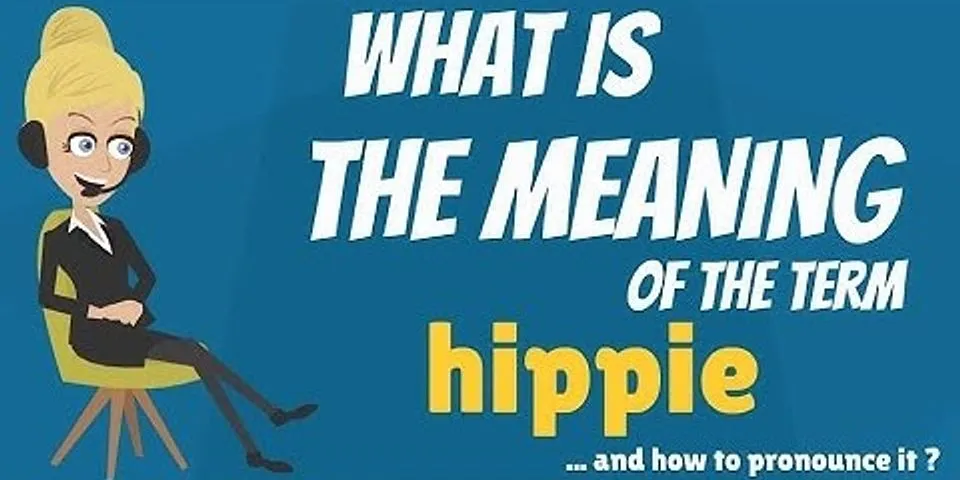 hippies là gì - Nghĩa của từ hippies