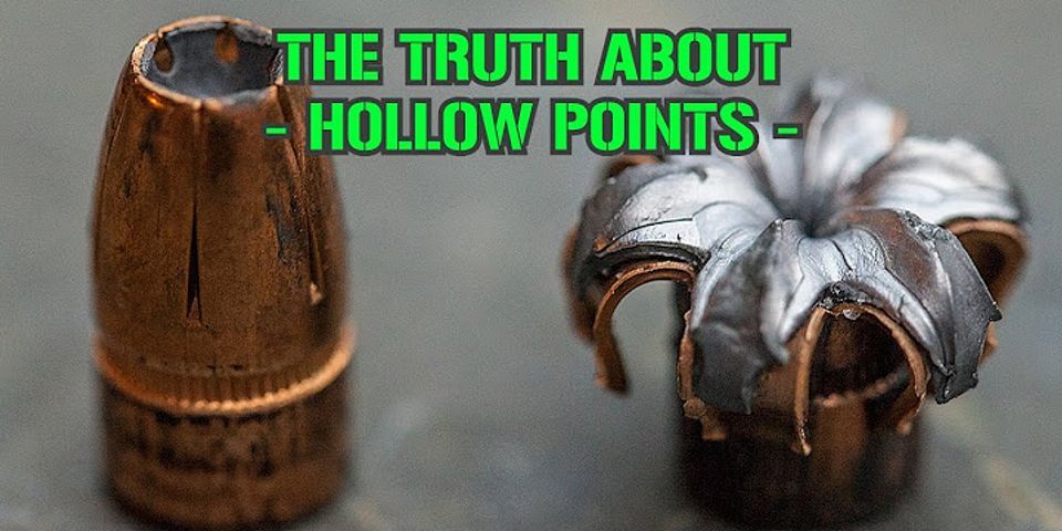 hollow tip bullet là gì - Nghĩa của từ hollow tip bullet