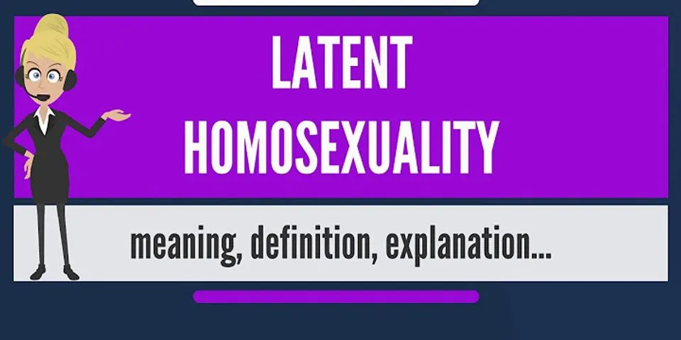 homosexual tendencies là gì - Nghĩa của từ homosexual tendencies