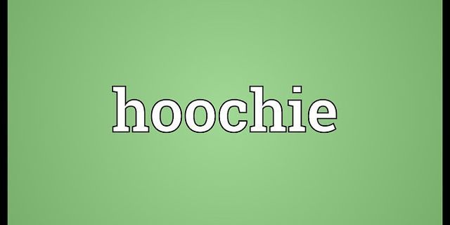 hoochies là gì - Nghĩa của từ hoochies