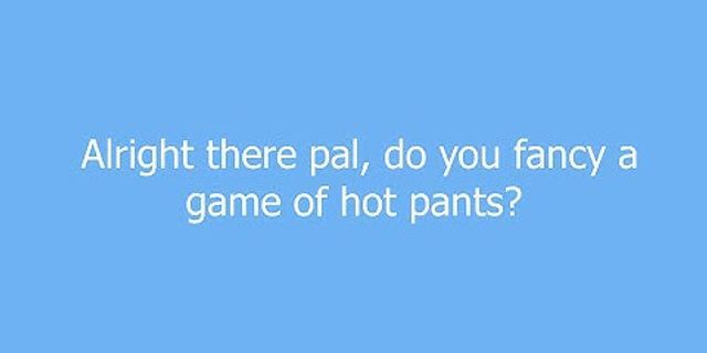 hot pants là gì - Nghĩa của từ hot pants