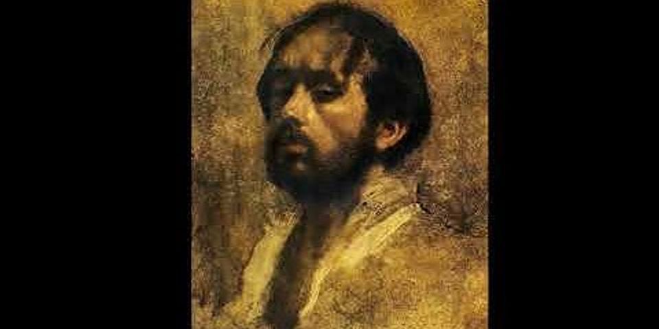 How did Edgar Degas die?