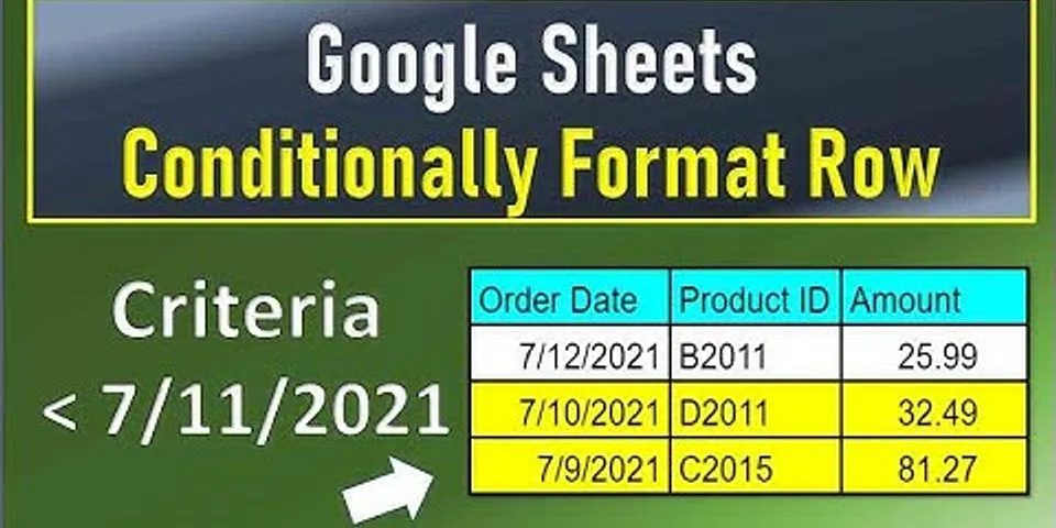 How Do I Conditionally Format Multiple Columns In Excel