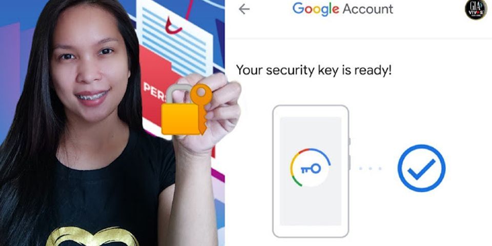 How do i get a Google security key