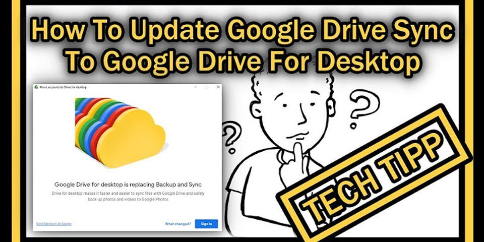 How do I get Google Drive to sync?