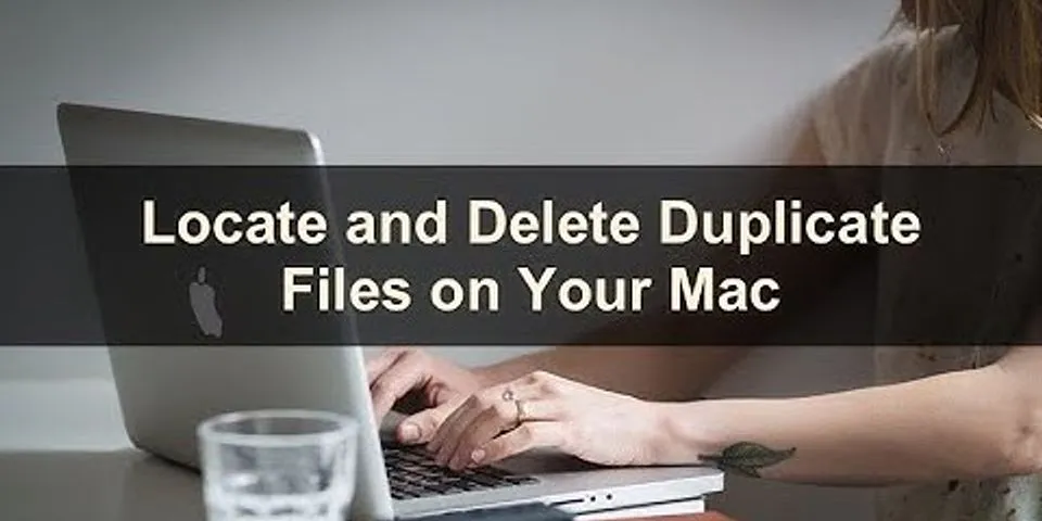 How do I stop my Mac from duplicating files?