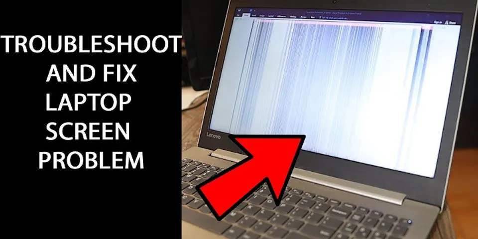 How do you fix a fuzzy HP laptop screen?