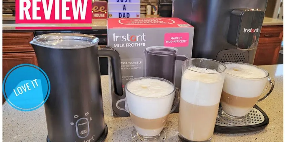 How do you froth instant cappuccino?