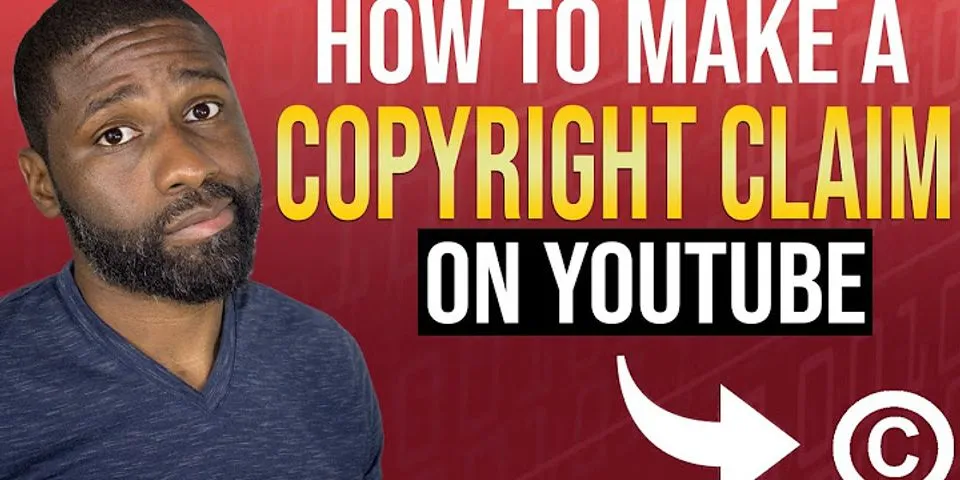 How do you get copyright on YouTube?