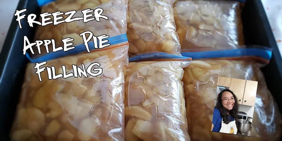 How do you store apple pie