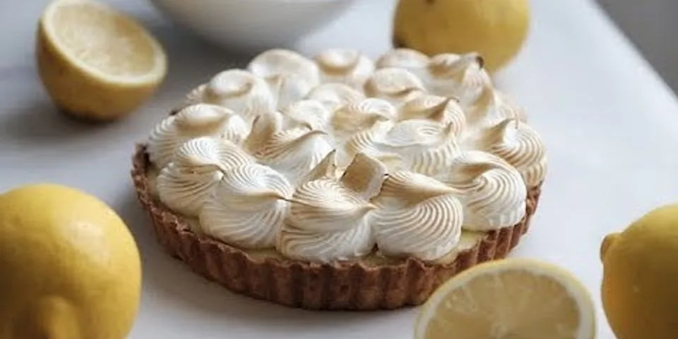 How do you thicken lemon meringue pie filling?