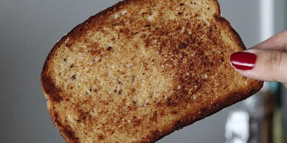 How do you toast bread without getting soggy?