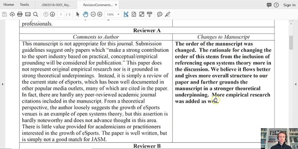How do you write a peer review in psychology?