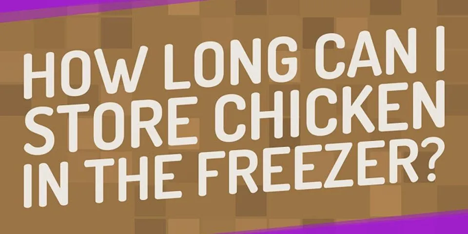 How long can you leave frozen chicken out