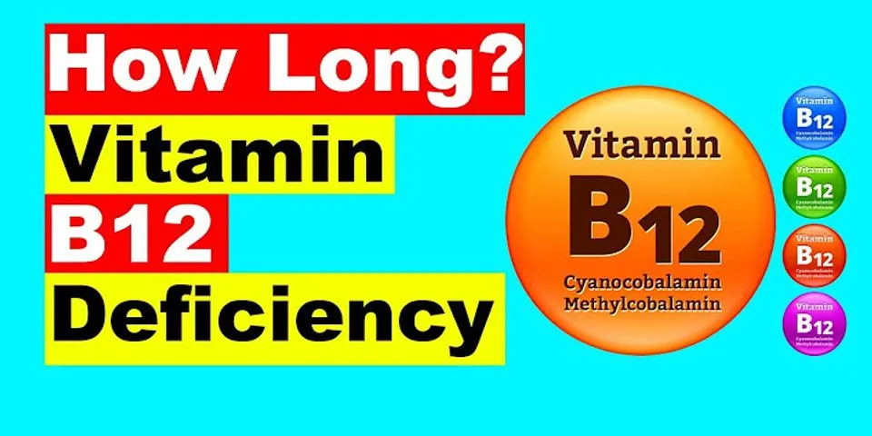 How long does it take to recover from vitamin deficiency