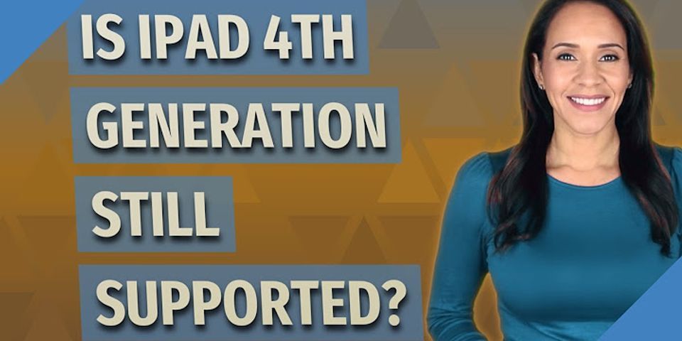 How long will iPad 4 be supported?