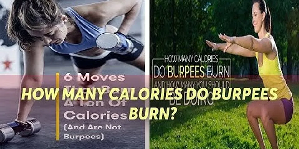How many calories does burpees burn
