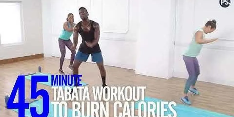 How many calories does Tabata burn