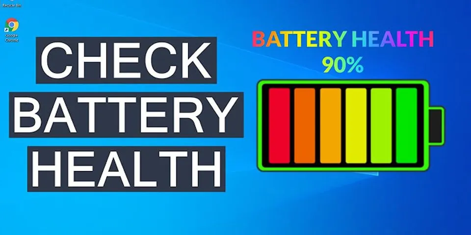 How much battery health is good for a laptop?