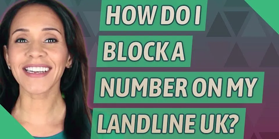 How to block a phone number on a landline