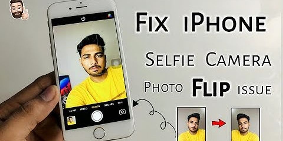 How to change camera settings on iPhone for selfie