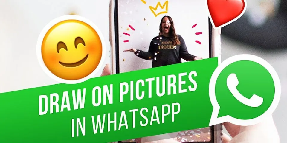 How to circle a picture in WhatsApp