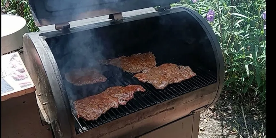 How to cook Beef fajitas on Pellet grill