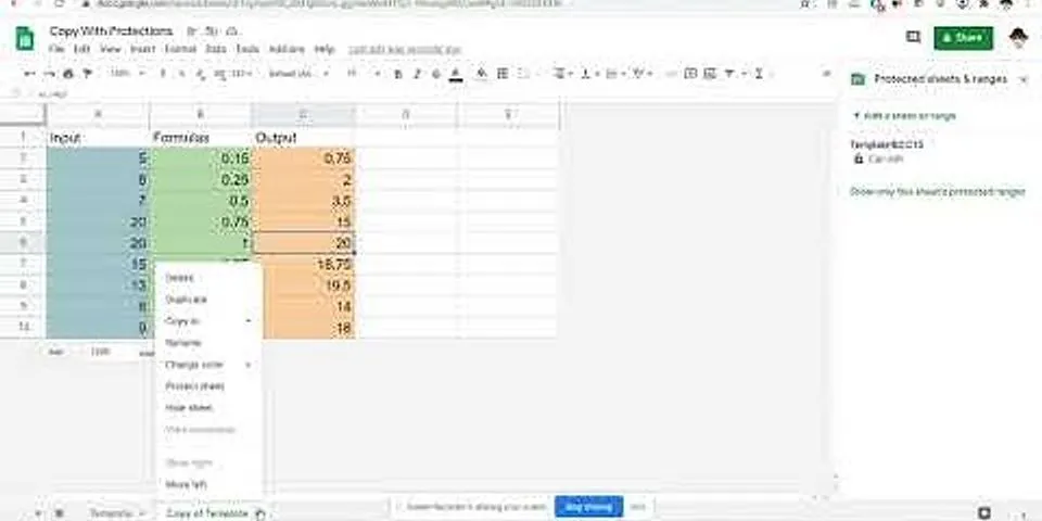 How to copy a cell in Google Sheets