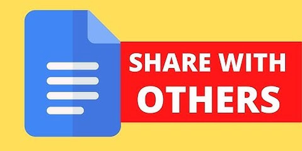 How to create a Google Doc to share and edit