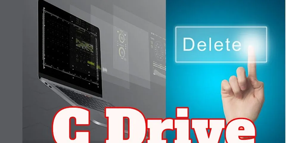 How to delete C drive files in Windows 7