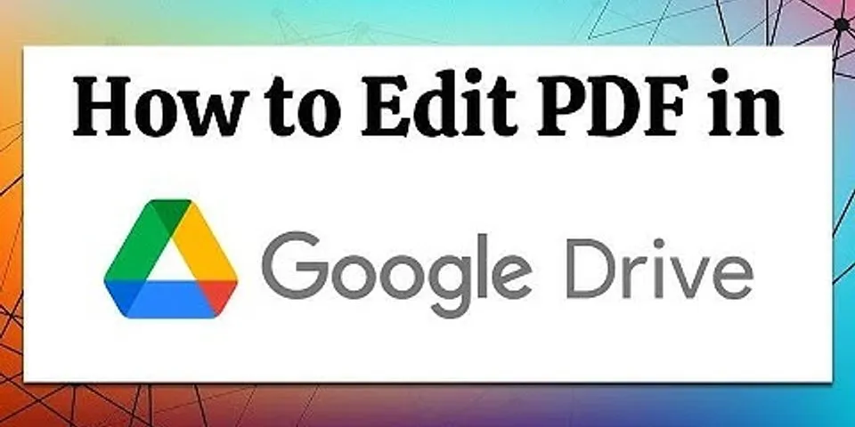 How to edit a file in Google Drive