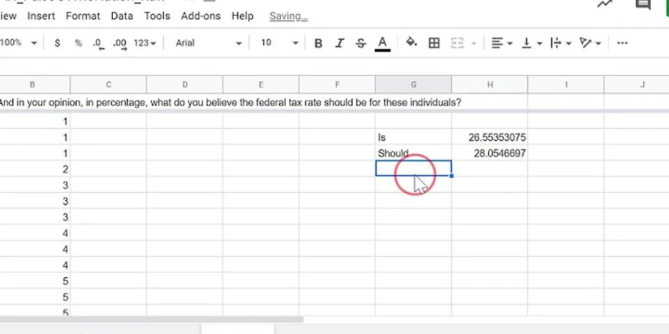 How to find p-value in Google Sheets