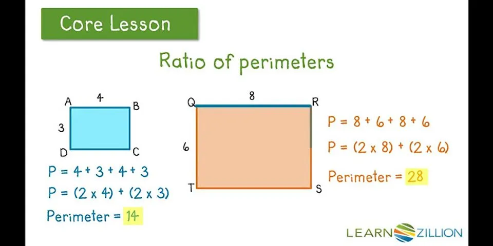 How to find the perimeter of a triangle using scale factor