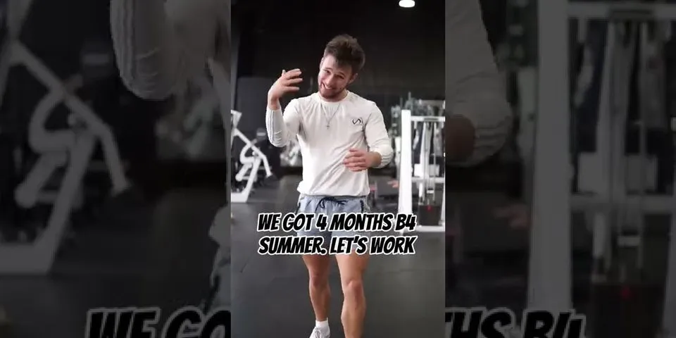 How to get a summer body in a month