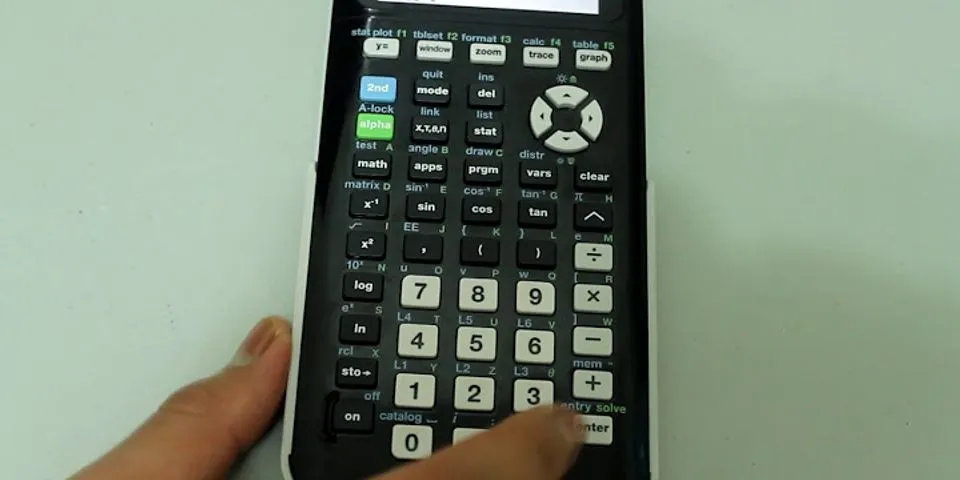 How to graph f y on TI-84