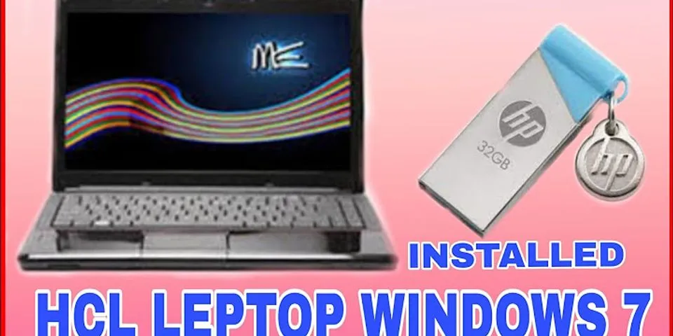 How to install Windows 7 in laptop from USB