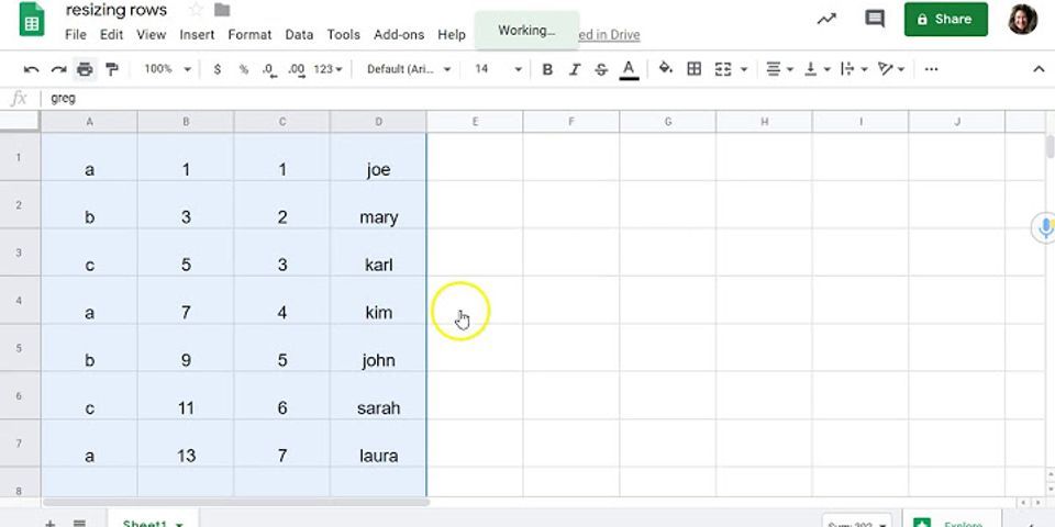 How to limit rows in Google Sheets