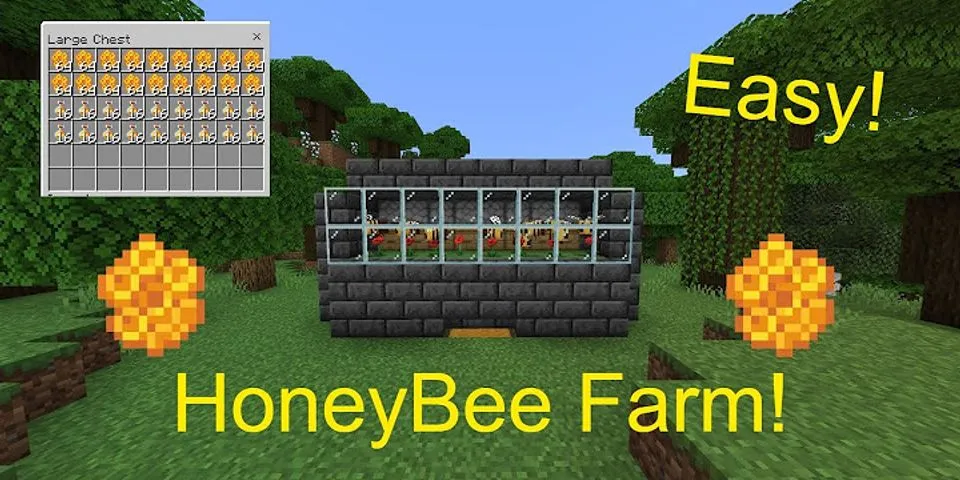 How to make automatic bee farm minecraft