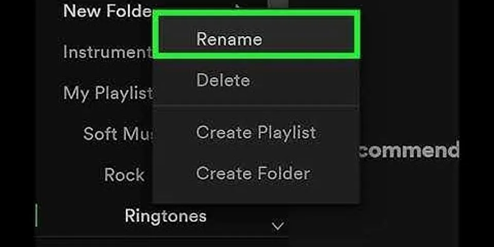 How to play a playlist folder on Spotify