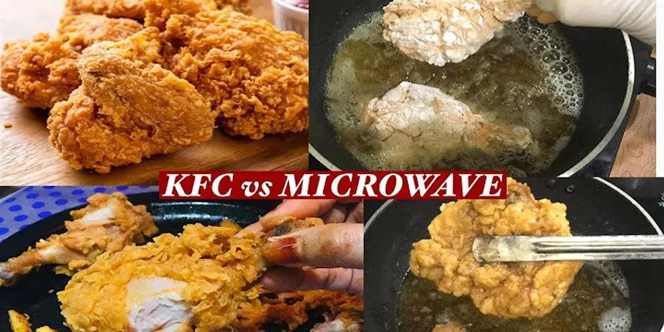 How to reheat KFC chicken without oven or microwave