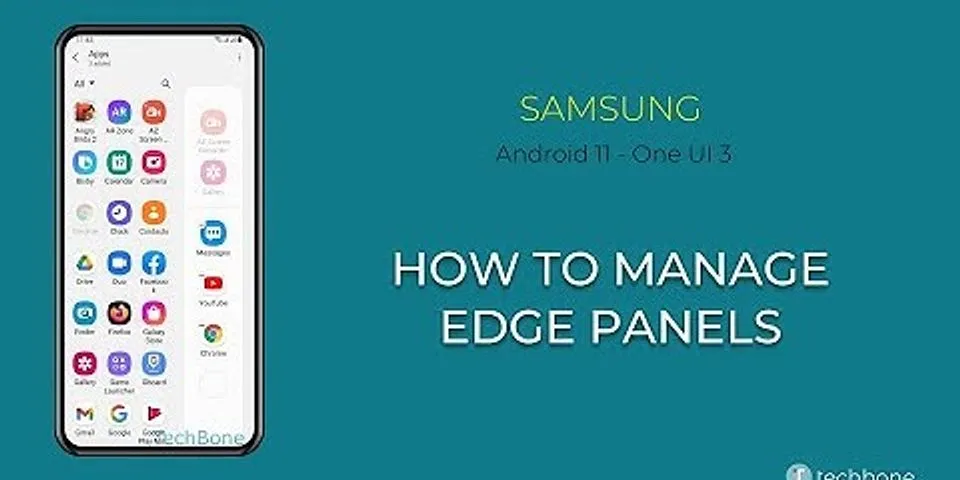 How to remove Edge panel Samsung