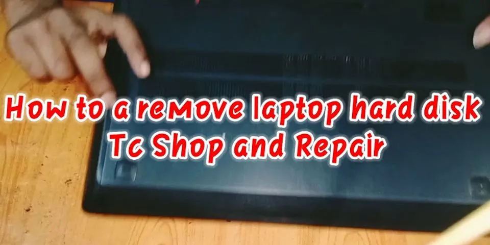 How to remove laptop hard drive and transfer data