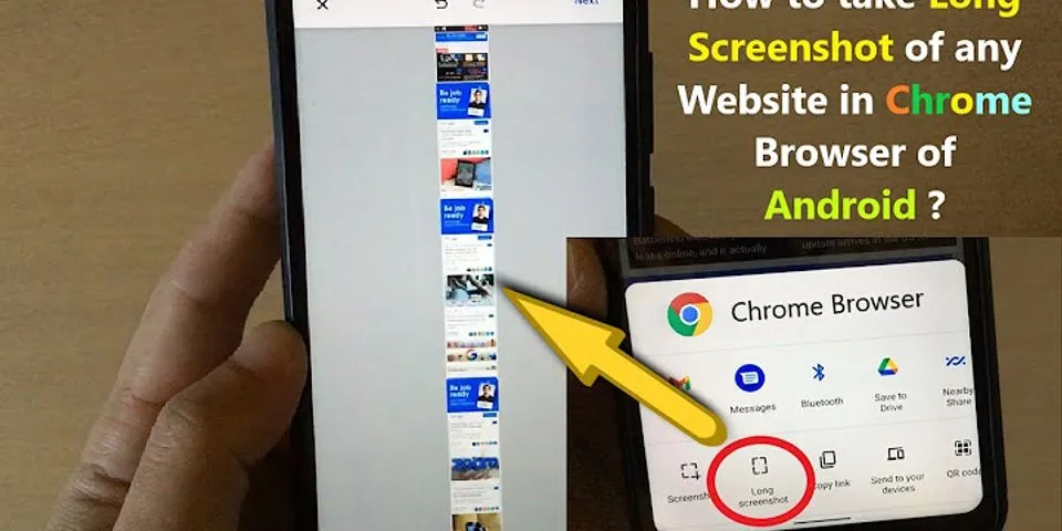 How to screenshot whole page Android
