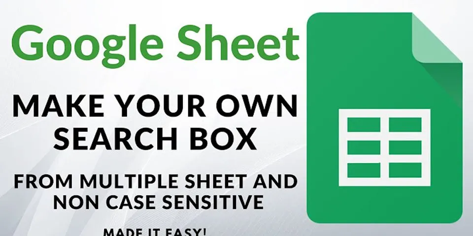 How to search multiple items in Google Sheets